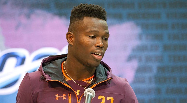 Dwayne Haskins challenges Mohamed Sanu to throwing contest