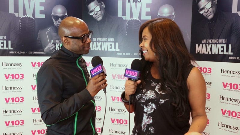 KEM and Ramona DeBreaux at V103 Live