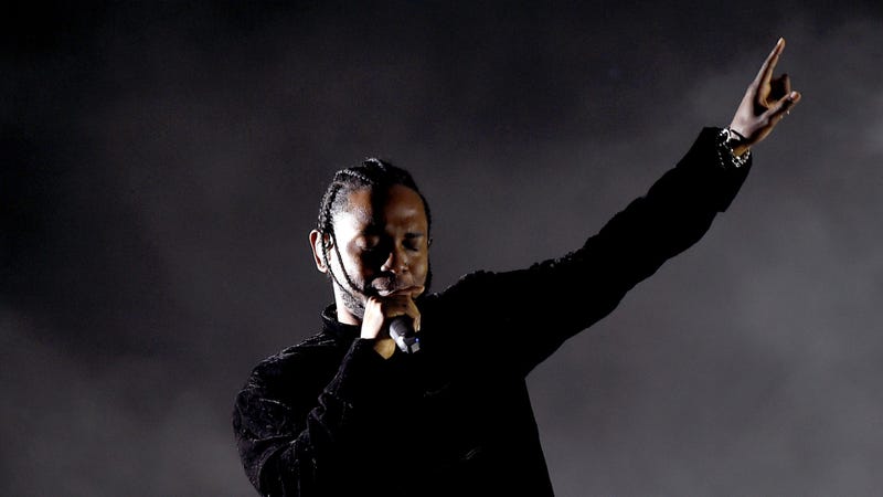 Kendrick Lamar  performs on the Coachella Stage during day 3 of the Coachella Valley Music And Arts Festival (Weekend 1) at the Empire Polo Club on April 16, 2017