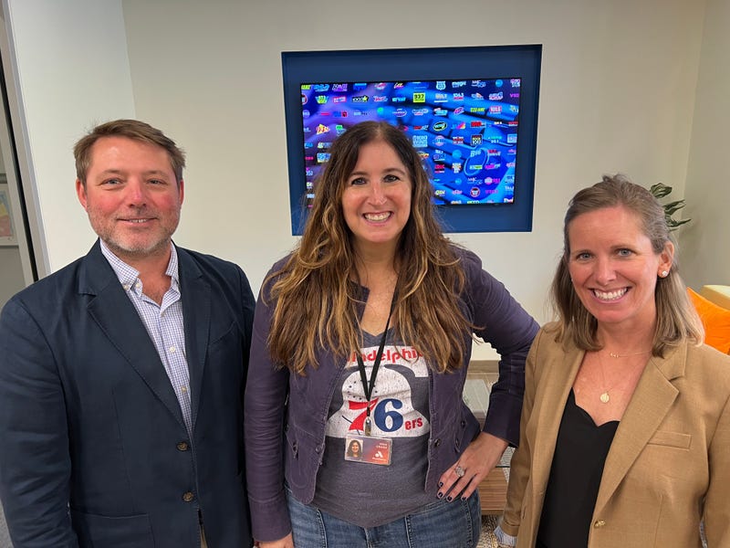Alex Bartlett, Truist, & Sarah Ryan, Kennedy Krieger Institute, with Gina Crash