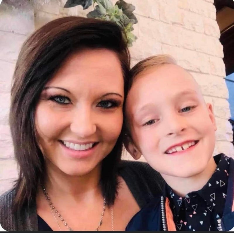 mom and late son