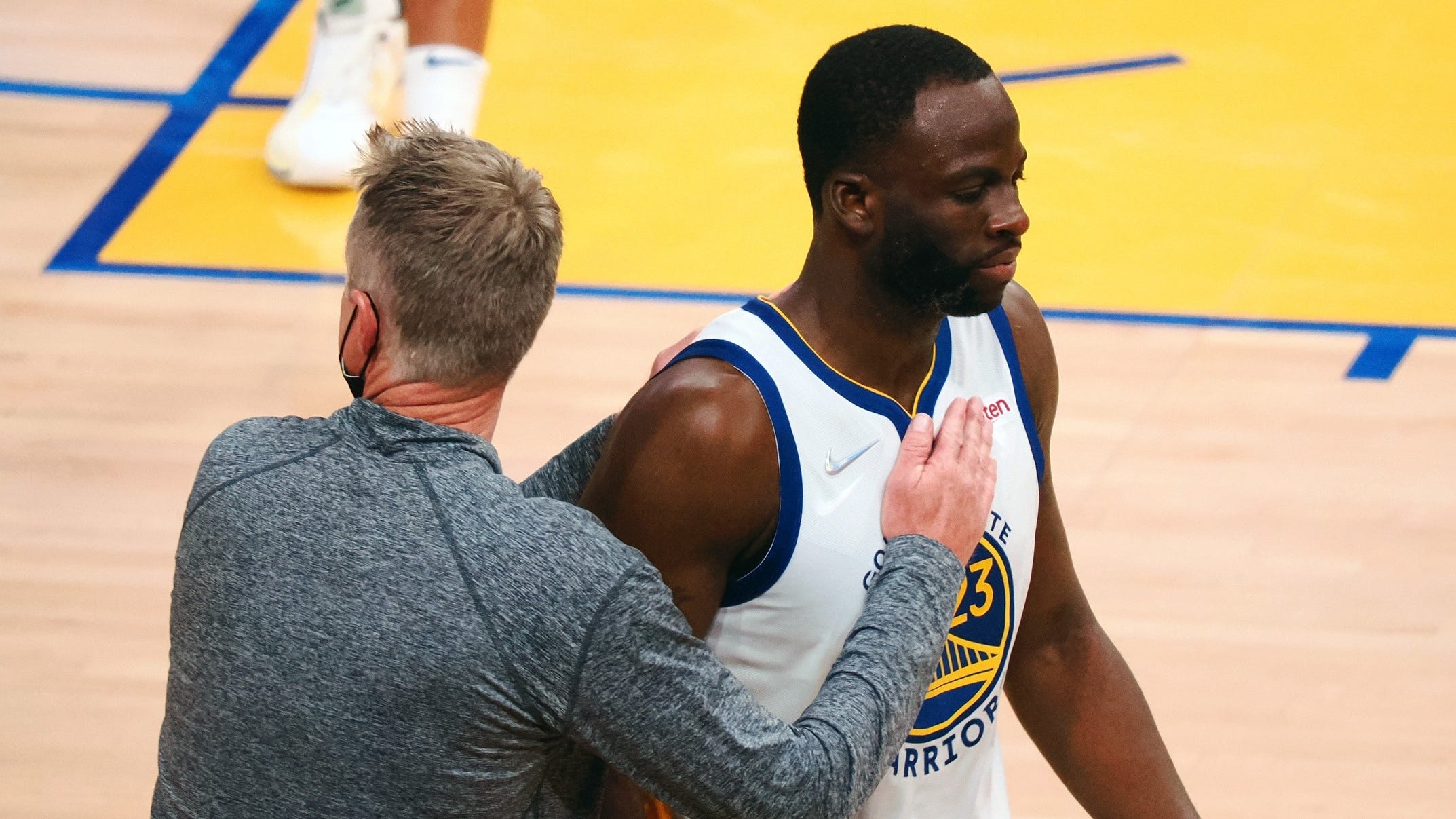 Steve Kerr says 'Draymond knows he was wrong' to give up on play in OKC
