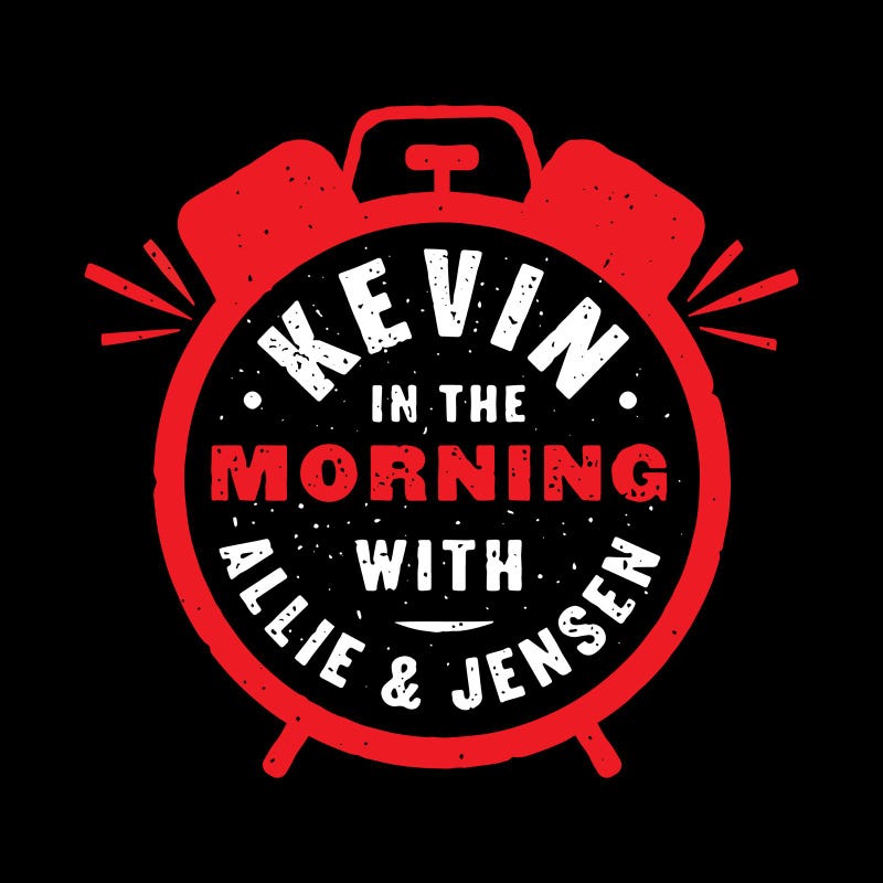 Kevin in the Morning Logo Black