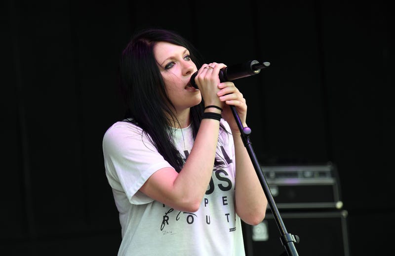 K.Flay performs during the Undertow Music Festival at the Pompano Beach Amphitheater