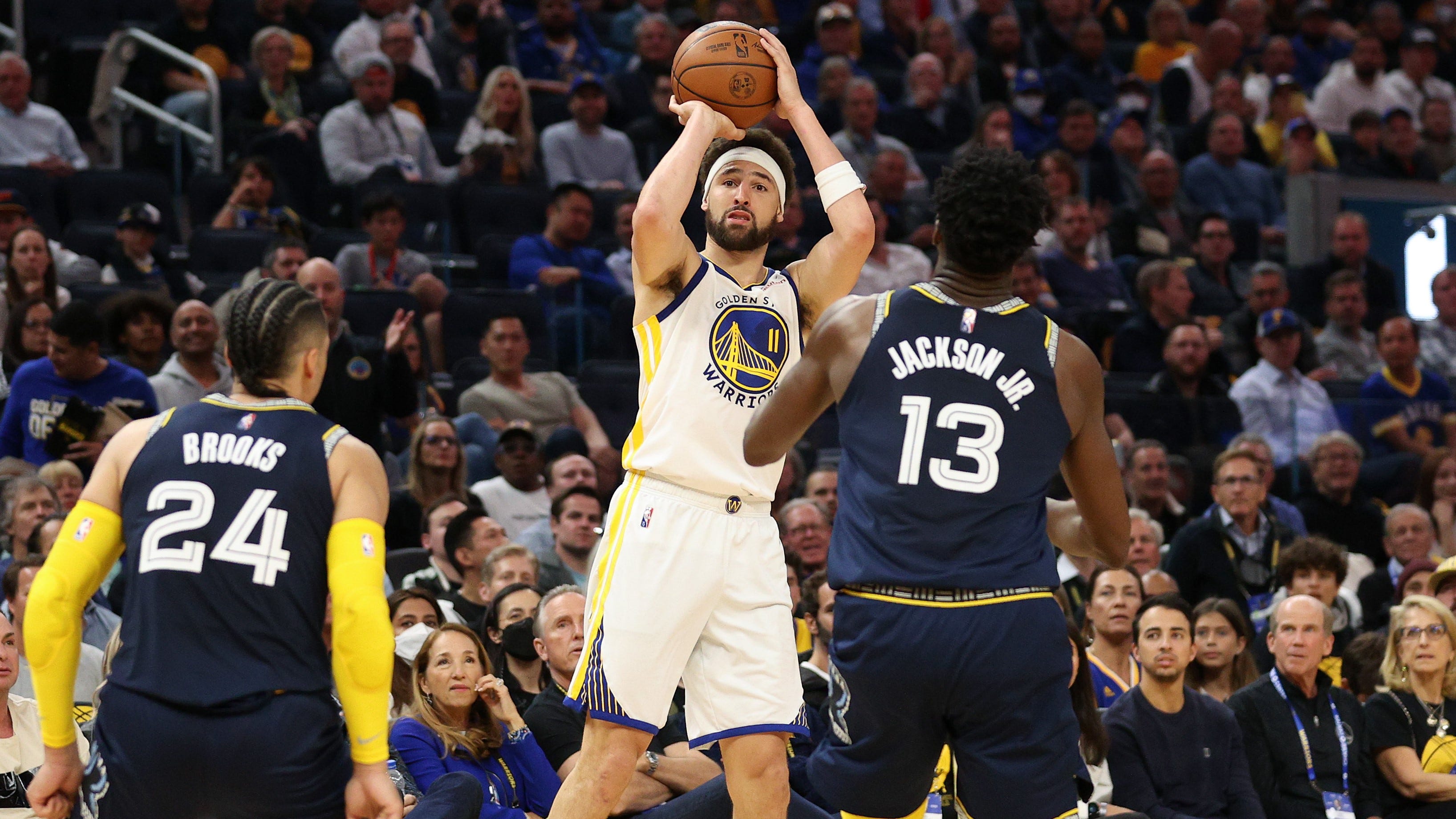 Irritated NBA champ Klay Thompson recalls snarky Jaren Jackson Jr. tweet