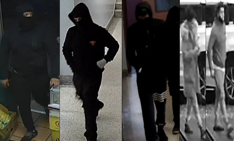 Police released images of multiple suspects in a terrifying carjacking and kidnapping late last month