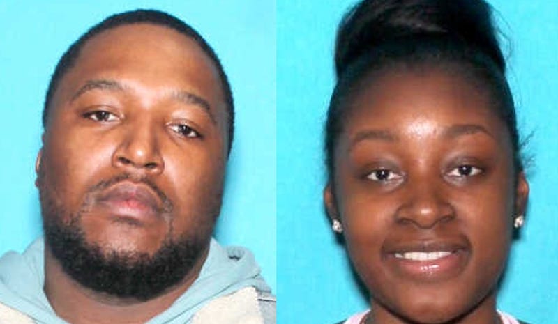 Police believe 36-year-old Jamere Miller (left) kidnapped Patrice Wilson (right). He is considered armed and dangerous