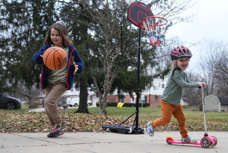 Kids playing outside