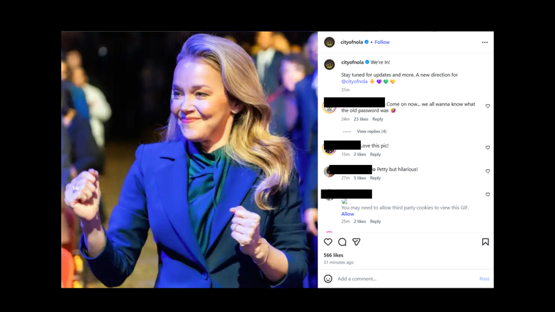 New Orleans Mayor Helena Moreno