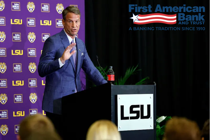 LSU football coach Lane Kiffin