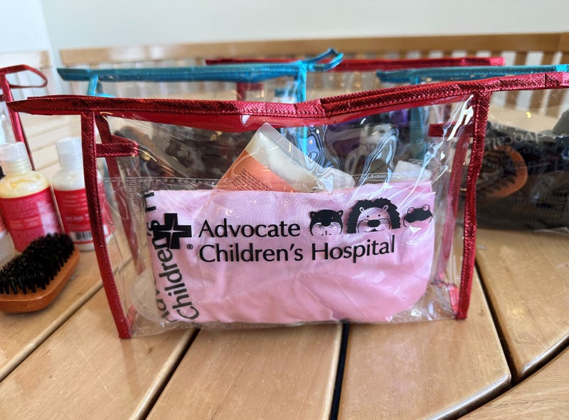 a hair kit packed in plastic bag