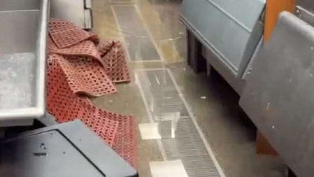 Worker says he was fired for documenting sewer backup at Rush Street restaurant