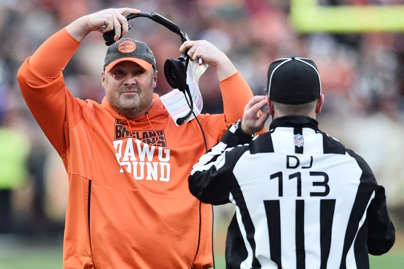 Browns head coach Freddie Kitchens