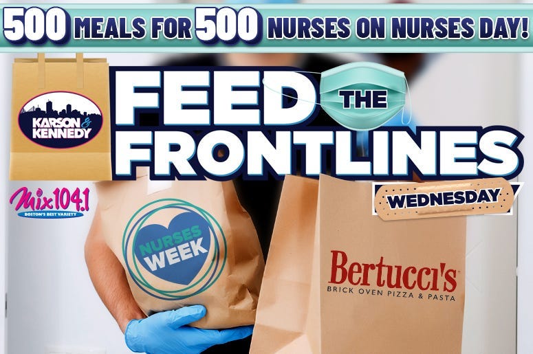 feed the frontlines nurses day