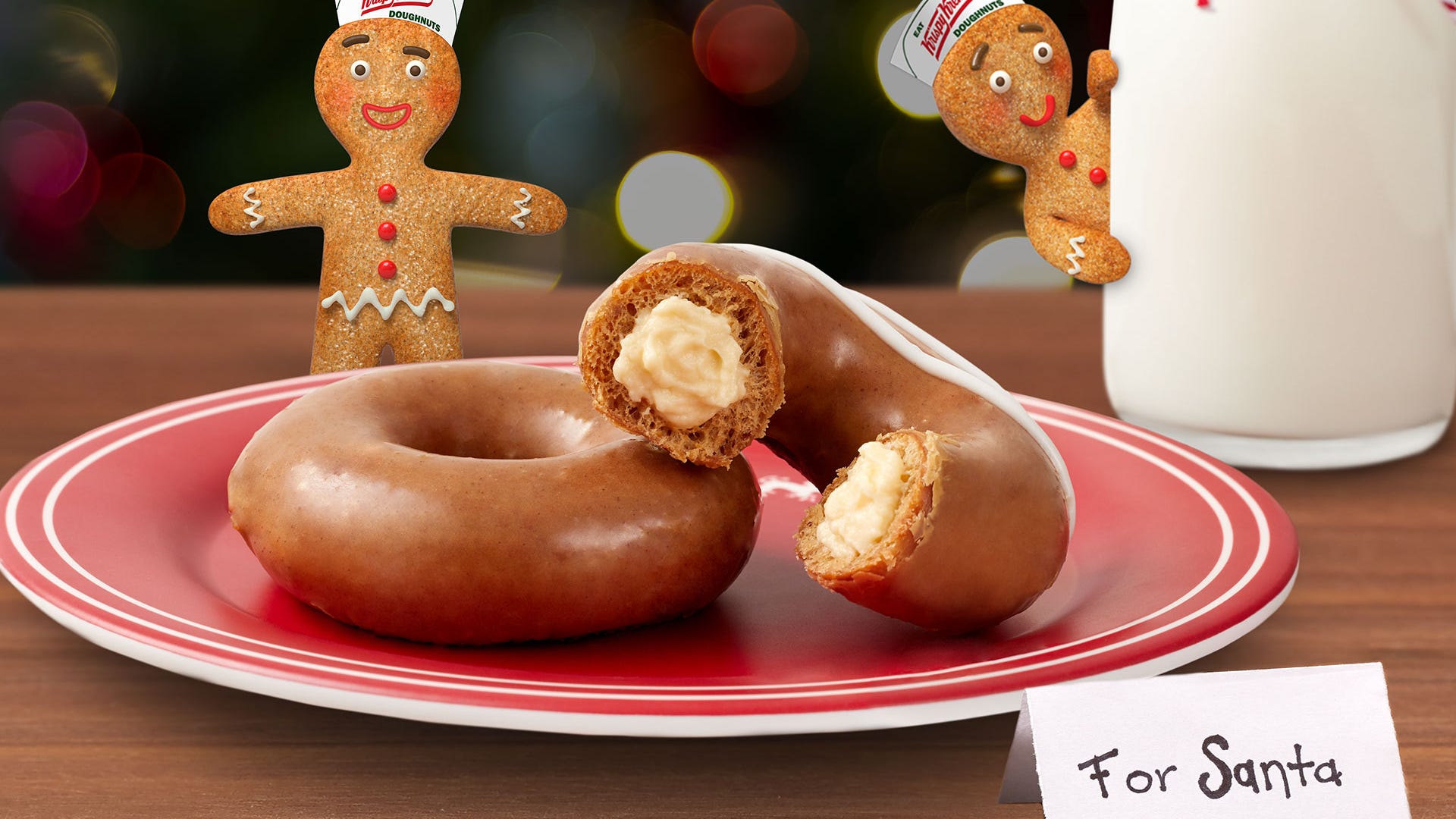Krispy Kreme’s Gingerbread Doughnuts Are Back Just in Time for the Holidays
