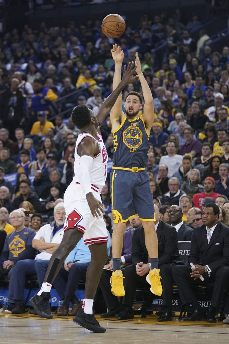klay warriors bulls