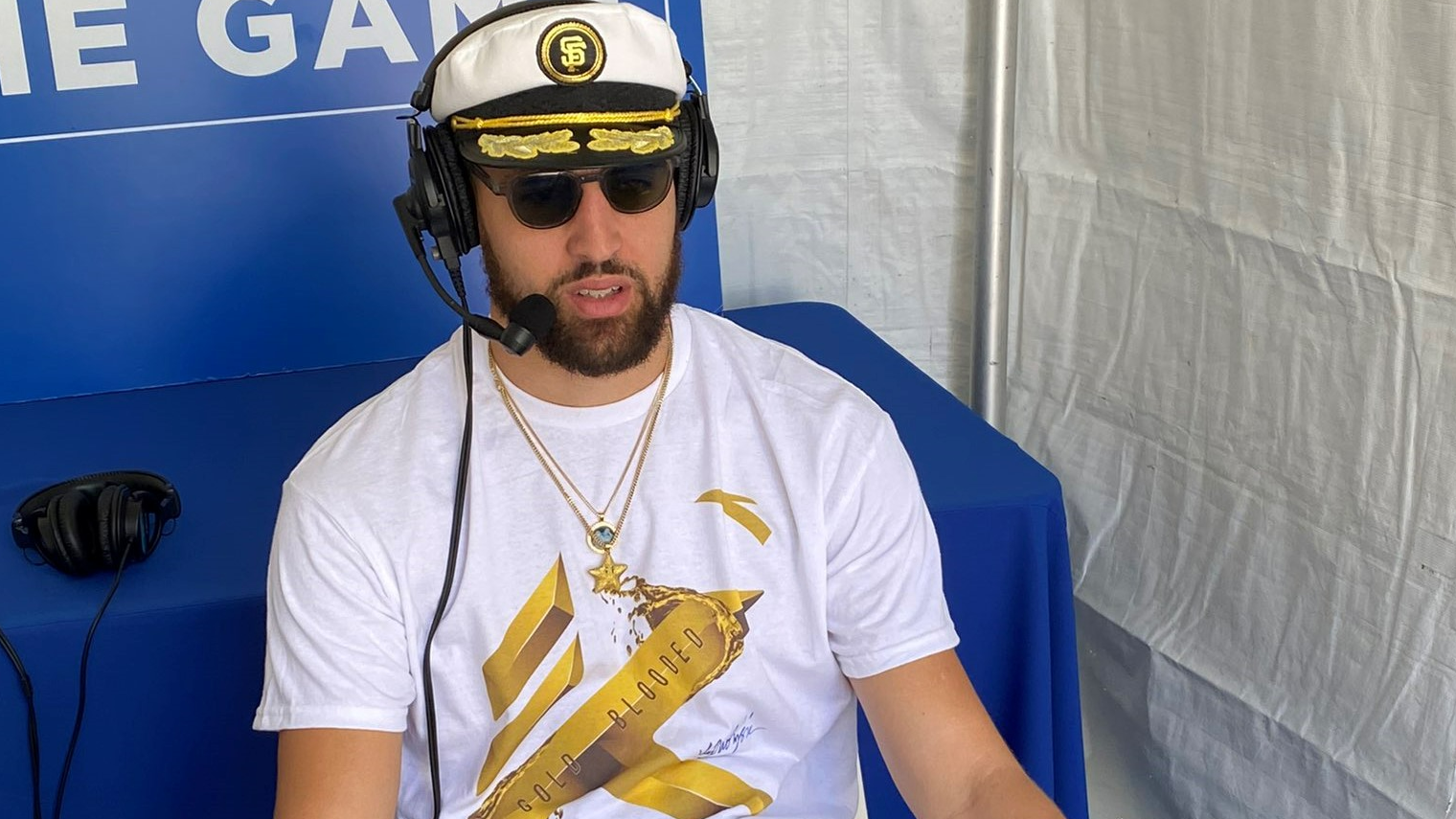 Sea Captain Klay Thompson, Jordan Poole, Damion Lee join 95.7 The Game from parade