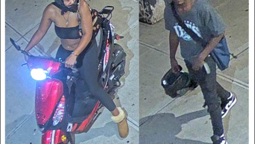 Food delivery man robbed at knifepoint, has scooter stolen by couple in Brooklyn: NYPD