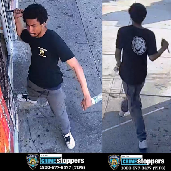 knife-wielding suspect