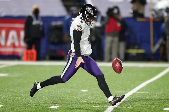 Ravens punter Sam Koch