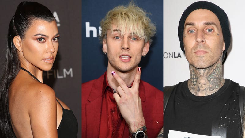 Kourtney Kardashian, Machine Gun Kelly, Travis Barker