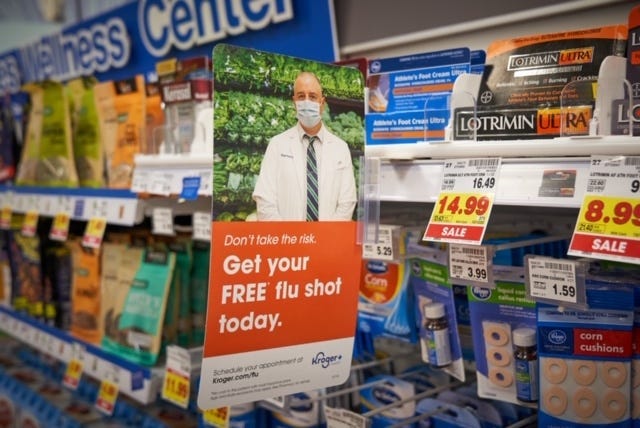 Kroger offers drive-in flu shots