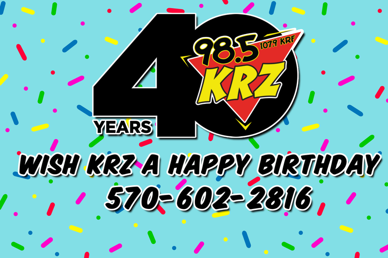 40 Years of KRZ Shout Out Line