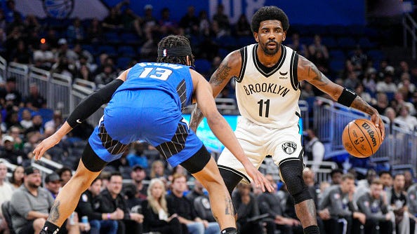 NBA Twitter reacts as Kyrie Irving drops career-high 60 points amid vaccine drama