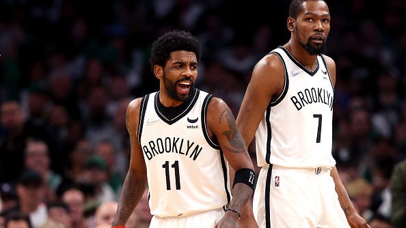 NBA Twitter reacts to Kyrie Irving flipping off Celtics fans