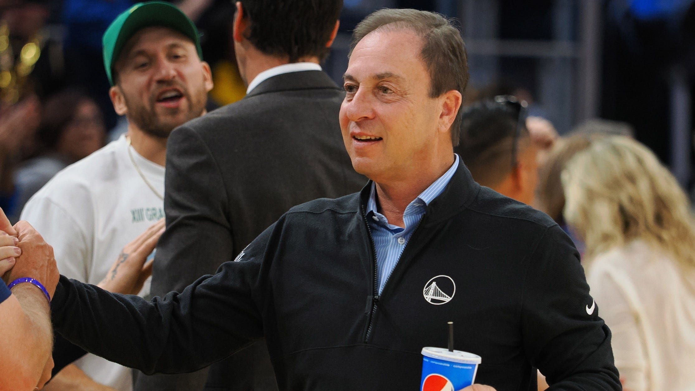 Joe Lacob thanked the heavens after Harrison Barnes' missed shot in Game 4