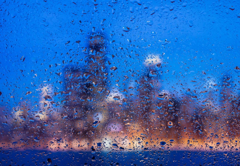 rain on window
