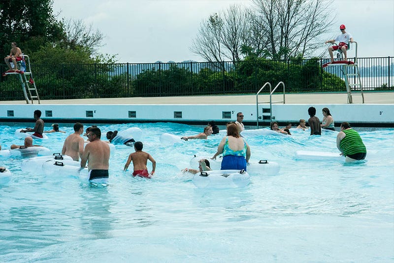 The pool at Lake Erie Metropark is closed