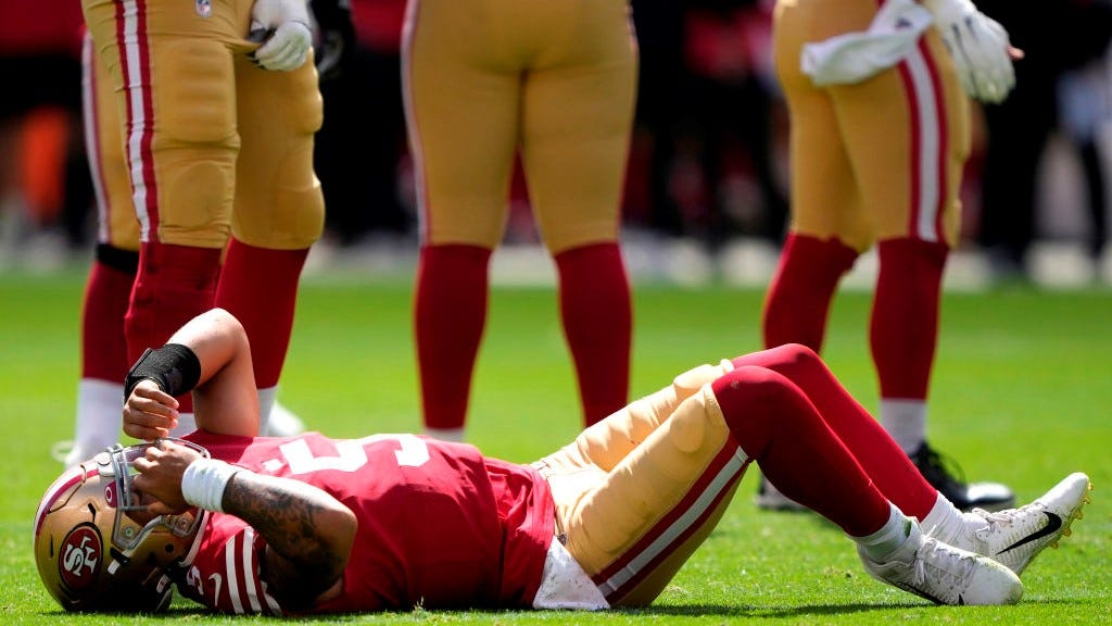 49ers devastated after losing Trey Lance for season with broken ankle