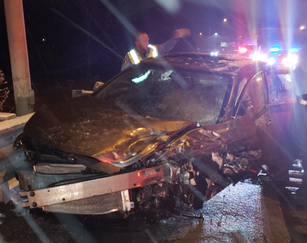 lansing police crash