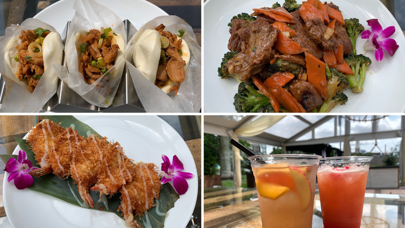 Food and drinks at the Philadelphia Chinese Lantern Festival