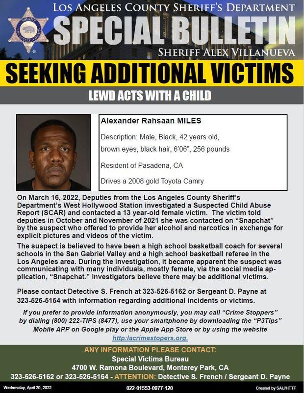 L.A. County Sheriff's Bulletin