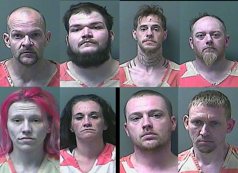 Clockwise, from top-left: Stryjewski, Halderman, McCullough, Morton, Mrozinski, Michaels, Stacy, and Dorsey.