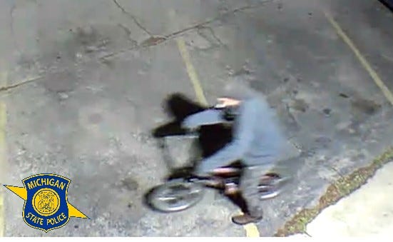 suspect in larceny from a vehicle