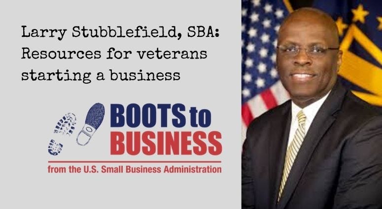 US Small Business Administration's Larry Stubblefield