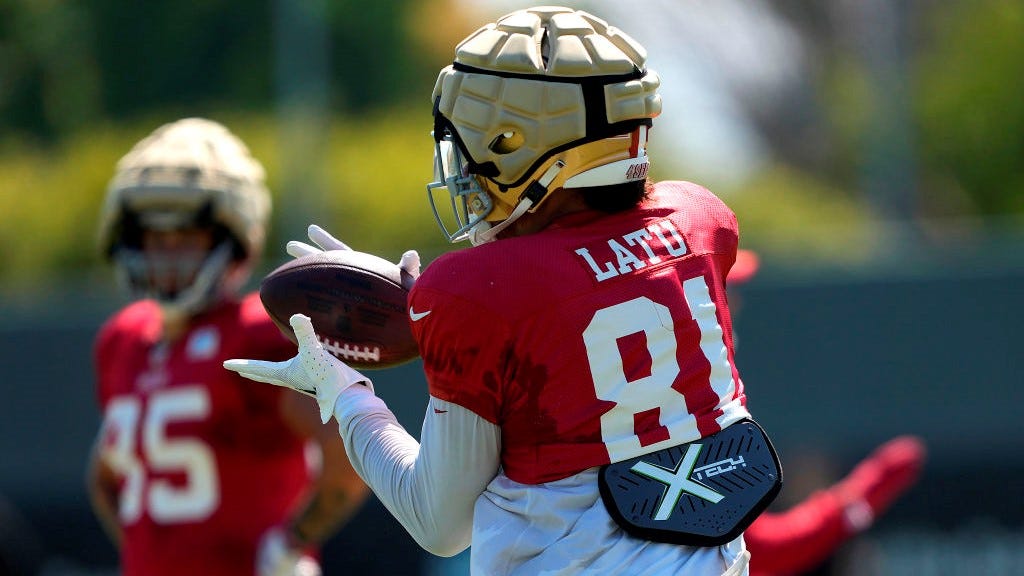 49ers offense sloppy in final camp practice before Las Vegas trip