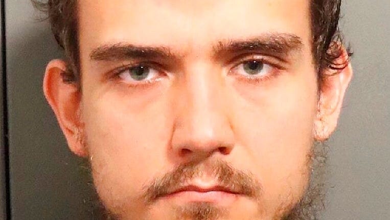This undated photo provided by the Douglas County Sheriff's Office in Lawrence, Kan., shows Chad Joseph Marek.