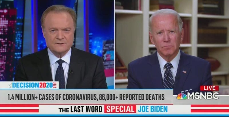 Lawrence O'Donnell and Joe Biden