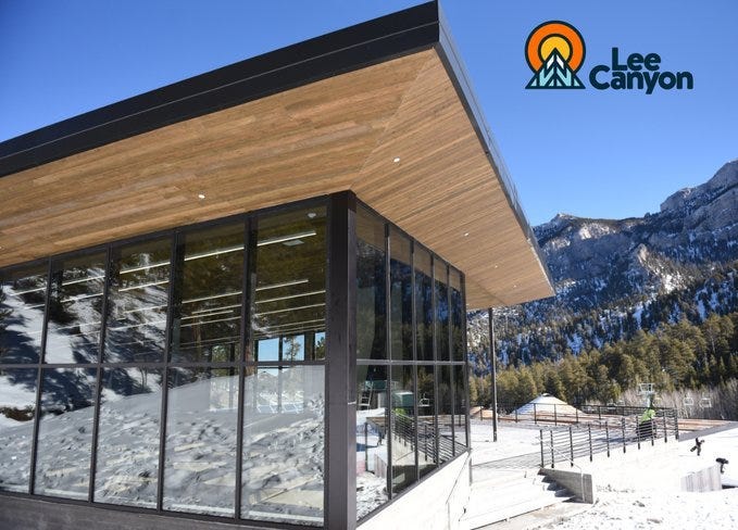 View Of The New Hillside Lodge At Lee Canyon 1-10-20
