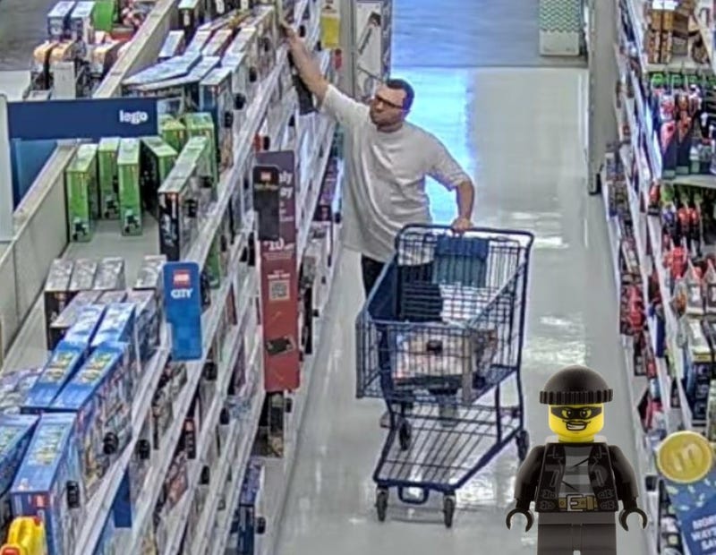 Lego thief suspect at store