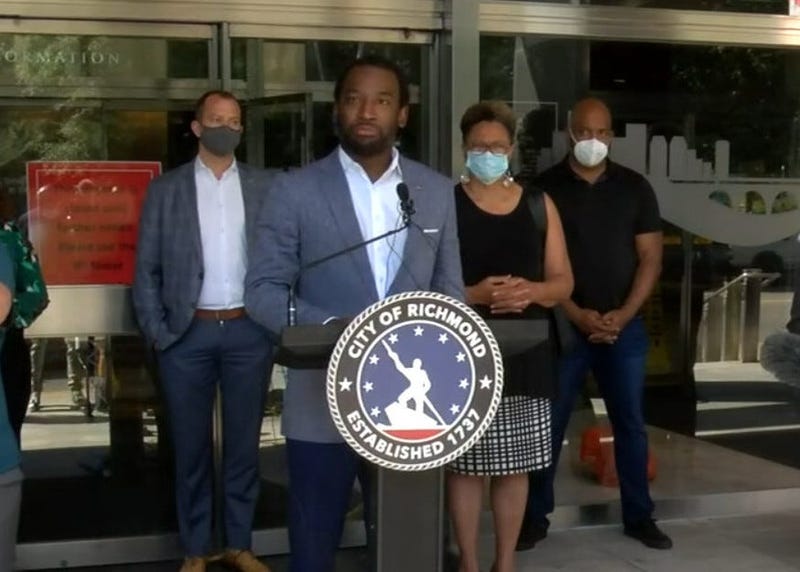 Mayor Levar Stoney addresses violent protests