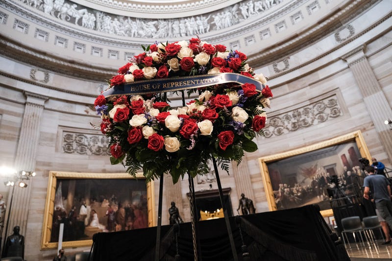 U.S. Congressman John Lewis lies in state at the U.S. Capitol in Washington D.C.
