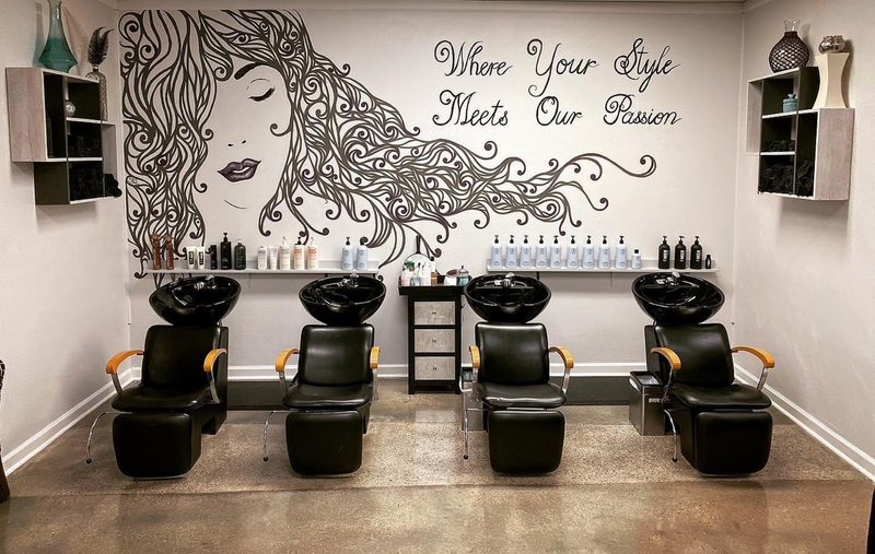 hair salon fringe
