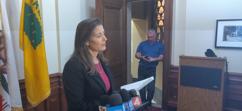 Oakland Mayor Libby Schaaf at Firing of Police Chief Anne Kirkpatrick