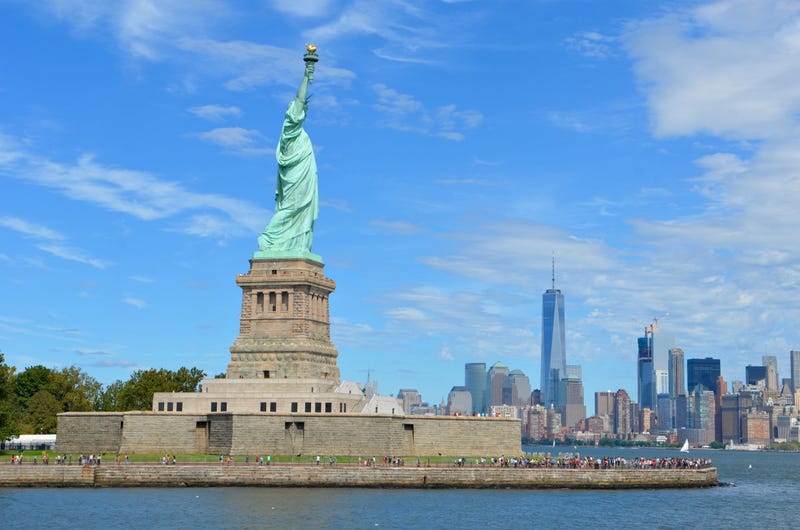 The Statue of Liberty, Ellis Island, New York City
