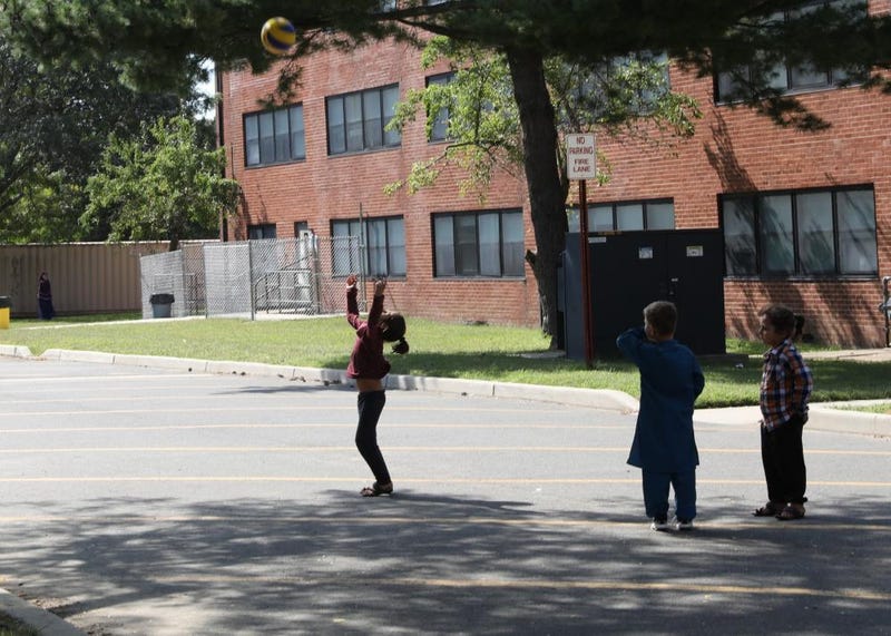 children playing
